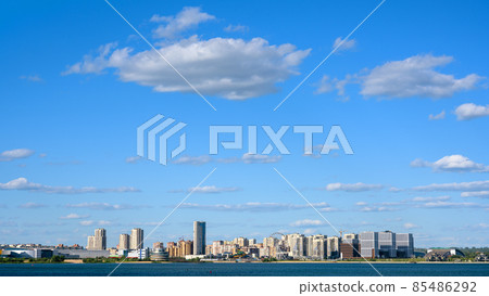 Urban landscape of modern buildings in Kazan, Tatarstan, Russia 85486292