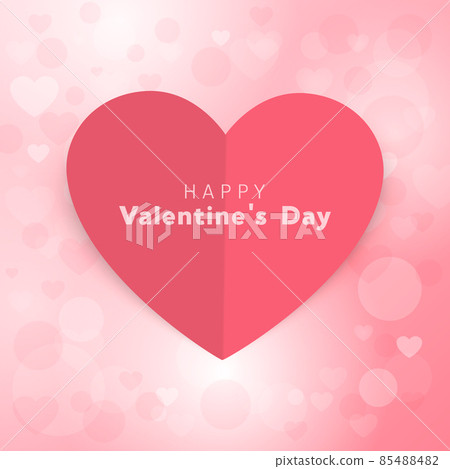 Vector 3d Realistic Valentines Day Paper Heart, February 14. Valentine s Day, Couple, Love Concept. Beautiful Valentines Card in the Shape of a Heart, Banner, Background Vector 3d Realistic Valentines Day Paper Heart, February 14. Valentine s Day, Couple, Love Concept. Beautiful Valentines Card in the Shape of a Heart, Banner, Background 85488482