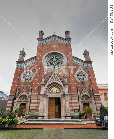 Facade of St. Anthony of Padua Church, Istanbul, Turkey Facade of St. Anthony of Padua Church, Istanbul, Turkey 85489232