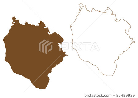 Marinduque island (Southeast Asia, Republic of the Philippines) map vector illustration, scribble sketch Marinduque map Marinduque island (Southeast Asia, Republic of the Philippines) map vector illustration, scribble sketch Marinduque map 85489959