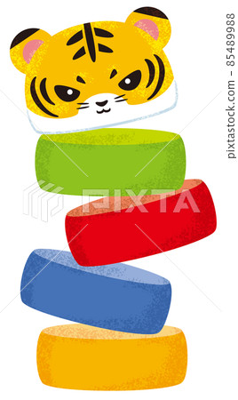 Tiger daruma drop (no random characters) Tiger daruma drop (no random characters) 85489988