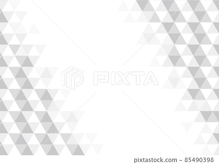 Glass-like triangular geometric pattern white 85490398