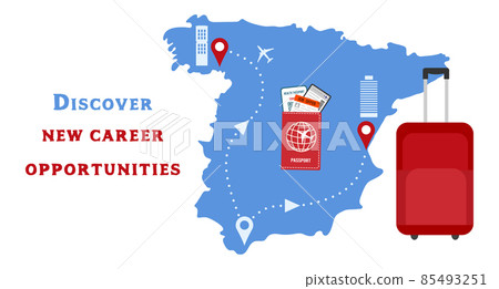 New career Relocation Job Offer Employee Spain 85493251