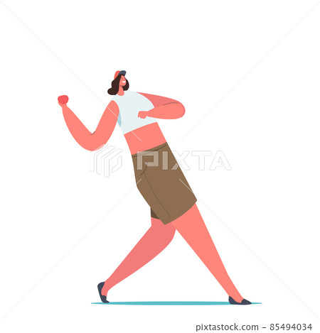 Spain Traditional Harvest La Tomatina Festival Celebration Concept, Tomato Holiday Entertainment. Happy Female Character Spain Traditional Harvest La Tomatina Festival Celebration Concept, Tomato Holiday Entertainment. Happy Female Character 85494034