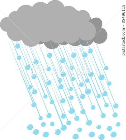 Hail is falling from the clouds 85496119