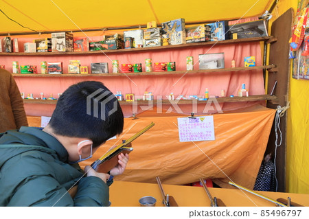 Shooting, shooting of fairs, nostalgic play 85496797