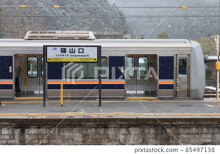 雪筱山口站站名表和207系列列車 雪筱山口站站名表和207系列列車 85497138