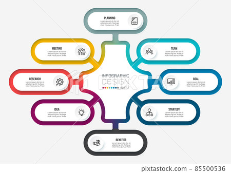 Infographic template business concept with diagram. Infographic template business concept with diagram. 85500536