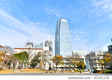 View toward Atago Hills from Tokyo Metropolitan Shiba Park No. 23 (Minato-ku, Tokyo) [2021.12] 85501116