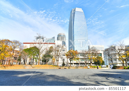 View toward Atago Hills from Tokyo Metropolitan Shiba Park No. 23 (Minato-ku, Tokyo) [2021.12] 85501117