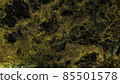 Marble texture of gold color. Luxurious abstract fluid art painting on the background of the technique of alcohol ink in black and gold colors. 85501578
