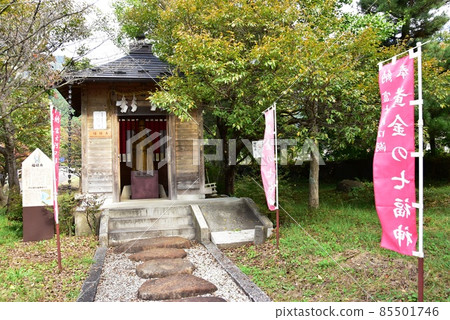 富士河口湖鎮，黃金七福神“福祿壽” 85501746