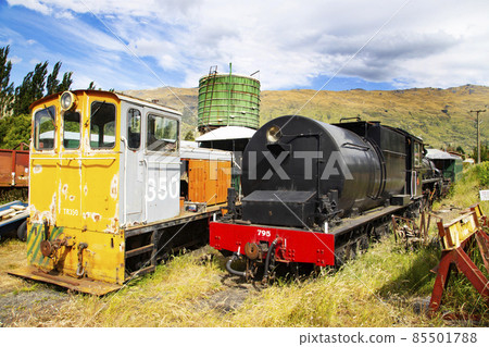 新西蘭南島金斯敦站的機車 85501788