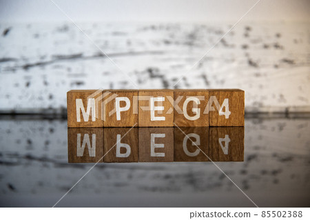 Business image (IT terminology) Block character MPEG4 85502388