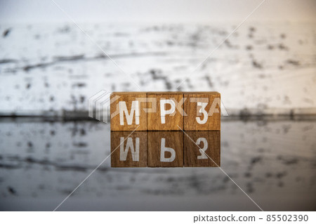 Business image (IT terminology) Block character MP3 85502390