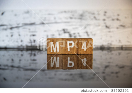 Business image (IT terminology) Block character MP4 85502391