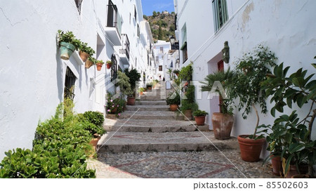 Frigiliana Street Corner (Spain) 85502603