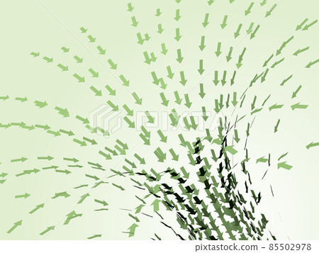 Absorption image represented by an arrow Next to green 85502978