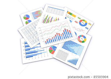 Overlapping business materials 85503904