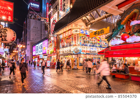 《Osaka Prefecture》 Dotombori / Rain entertainment district 《Osaka Prefecture》 Dotombori / Rain entertainment district 85504370