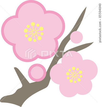 一月圖像插圖_plum_pink 85504840