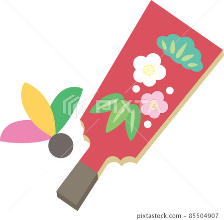 January image illustration _ battledore 85504907