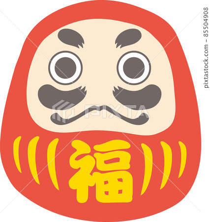 一月圖像插圖_達摩 85504908