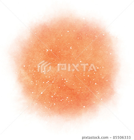 Background material_watercolor texture_orange 85506333