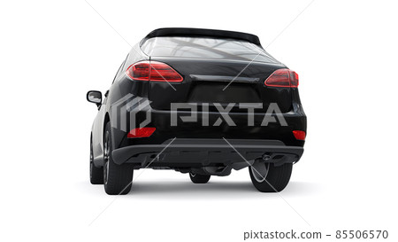 City premium family SUV on white isolated background without shadows. 3d rendering. City premium family SUV on white isolated background without shadows. 3d rendering. 85506570