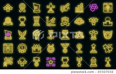 Ranking icon, outline style 85507038