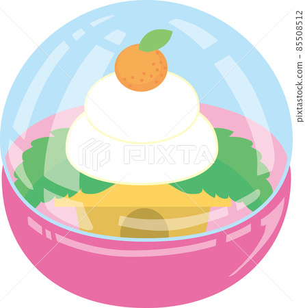 Kagami mochi in Gachapon capsule 85508512