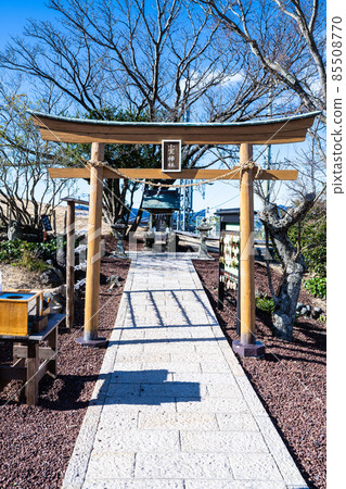 Komuro Shrine at the top of Mt. Komuro Komuro Shrine at the top of Mt. Komuro 85508770