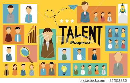 Talent management concept illustration Talent management concept illustration 85508880