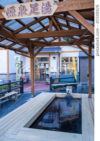 Footbath in front of Atagawa Onsen station Footbath in front of Atagawa Onsen station 85508926
