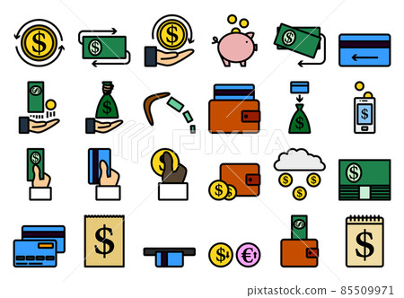 Money Icon Set 85509971
