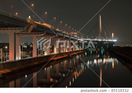 首都高速公路葛飾豎琴橋 首都高速公路葛飾豎琴橋 85510332