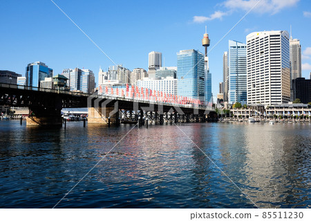 Darling Harbor, a fashionable tourist destination that represents Sydney, Australia's most beautiful and charming port city in the world 85511230