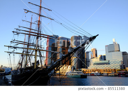 The Endeavor in Darling Harbor, one of Sydney's most beautiful and fascinating tourist destinations in the world The Endeavor in Darling Harbor, one of Sydney's most beautiful and fascinating tourist destinations in the world 85511380