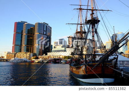 The Endeavor in Darling Harbor, one of Sydney's most beautiful and fascinating tourist destinations in the world 85511382