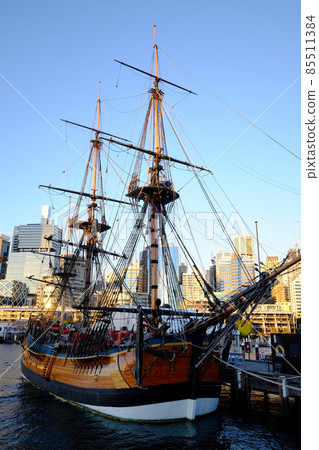 The Endeavor in Darling Harbor, one of Sydney's most beautiful and fascinating tourist destinations in the world The Endeavor in Darling Harbor, one of Sydney's most beautiful and fascinating tourist destinations in the world 85511384