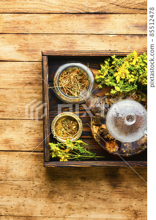 Fresh medicinal herbs hypericum Fresh medicinal herbs hypericum 85512478