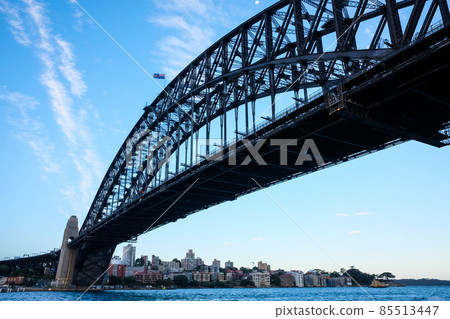 Sydney Harbor Bridge, the iconic presence of Sydney, Australia's most beautiful and fascinating port city in the world Sydney Harbor Bridge, the iconic presence of Sydney, Australia's most beautiful and fascinating port city in the world 85513447