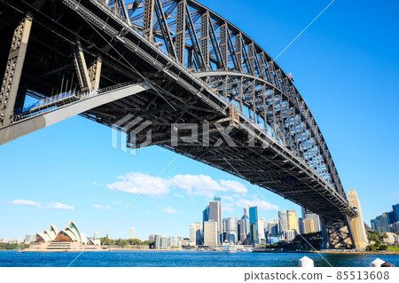 Sydney Harbor Bridge, the iconic presence of Sydney, Australia's most beautiful and fascinating port city in the world Sydney Harbor Bridge, the iconic presence of Sydney, Australia's most beautiful and fascinating port city in the world 85513608