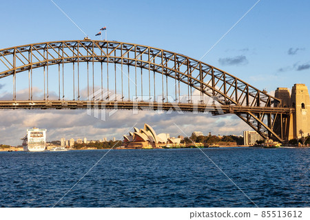 Sydney Harbor Bridge, the iconic presence of Sydney, Australia's most beautiful and fascinating port city in the world Sydney Harbor Bridge, the iconic presence of Sydney, Australia's most beautiful and fascinating port city in the world 85513612