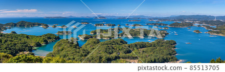 《Nagasaki Prefecture》 Kujuku Islands ・ Islands in Sasebo Bay 85513705