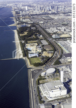 Aerial view of the vicinity of Inage Seaside Park Aerial view of the vicinity of Inage Seaside Park 85513873