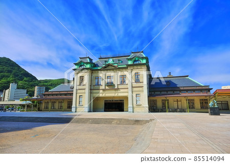 [Fukuoka] JR Mojiko Station under fine weather 85514094