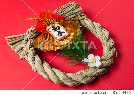 New Year decoration red background New Year decoration red background 85514430