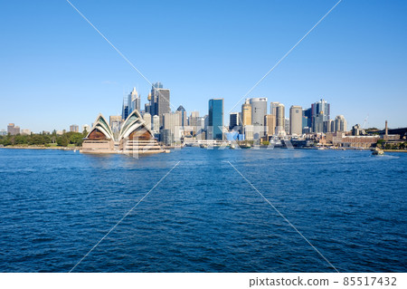 The world's most beautiful natural port, Sydney Harbor, and Australia's iconic World Heritage Opera House The world's most beautiful natural port, Sydney Harbor, and Australia's iconic World Heritage Opera House 85517432