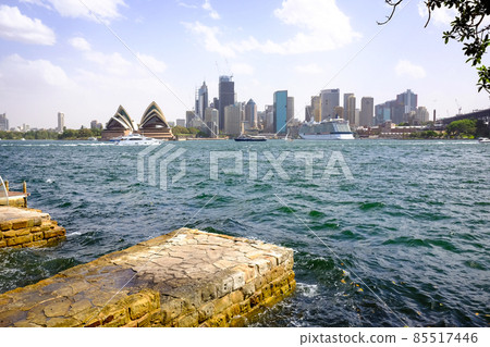 The world's most beautiful natural port, Sydney Harbor, and Australia's iconic World Heritage Opera House The world's most beautiful natural port, Sydney Harbor, and Australia's iconic World Heritage Opera House 85517446